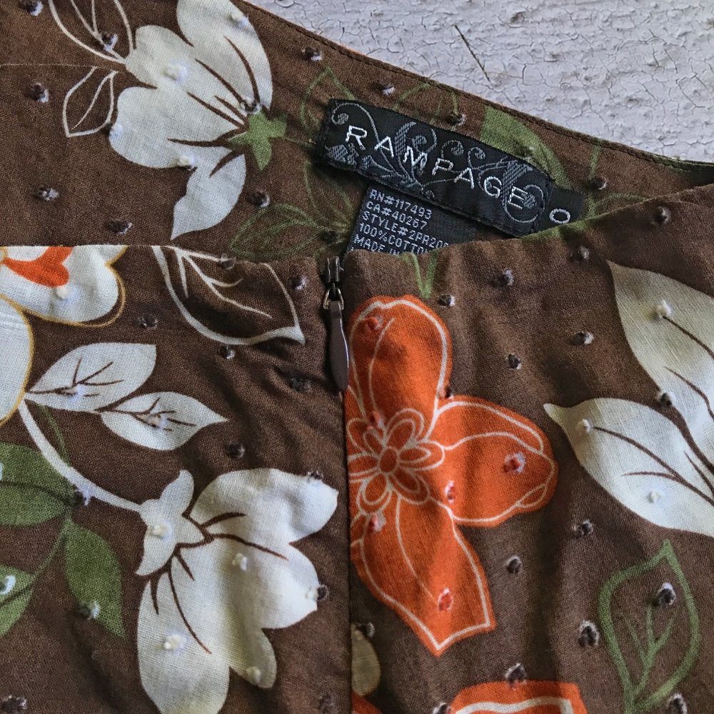 Rampage Tiered Ruffle Hem Mini Skirt 🌼🧡 - Picture 6 of 8